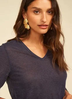 Tee-Shirt Manches Longues Indigo Tassina Sud Express
