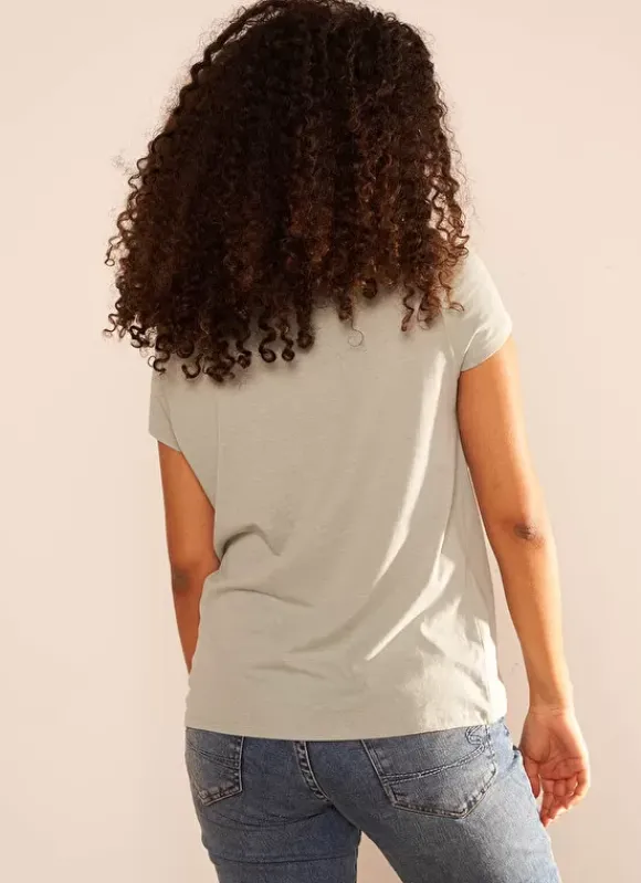 T-Shirt A Col Rond Amande Thelma Sud Express