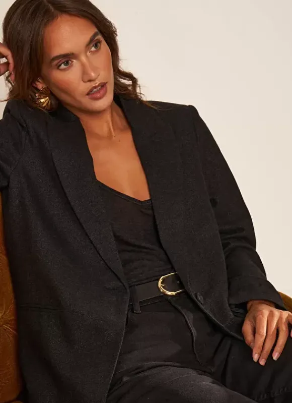 Veste De Tailleur Noir Valentyn Sud Express
