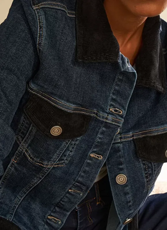 Veste Jean Bi Matiere Medium Stone Vaina Sud Express