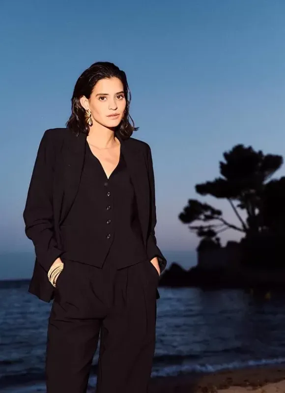 Veste Tailleur Noir Vedena Sud Express