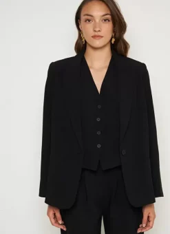 Veste Tailleur Noir Vedena Sud Express